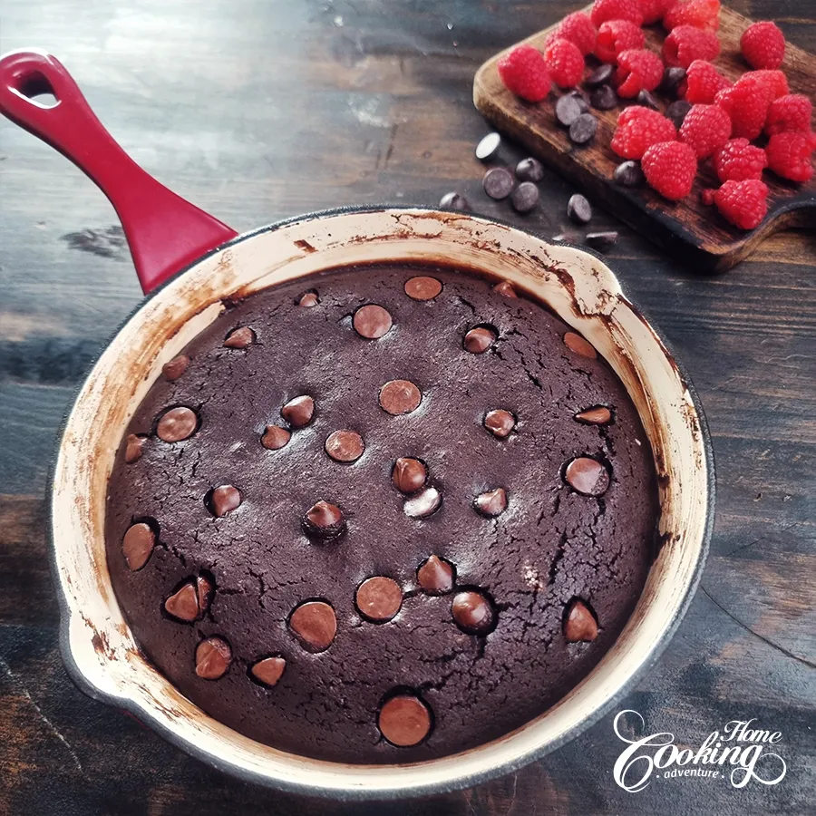 Gluten-Free Skillet Brownie - step15