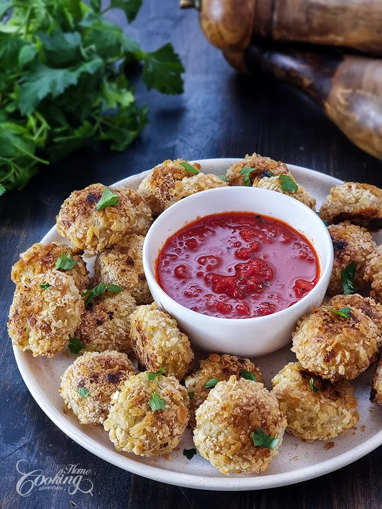 Crispy Baked Cottage Cheese Balls