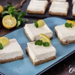 Lemon Cottage Cheese Cheesecake Bars