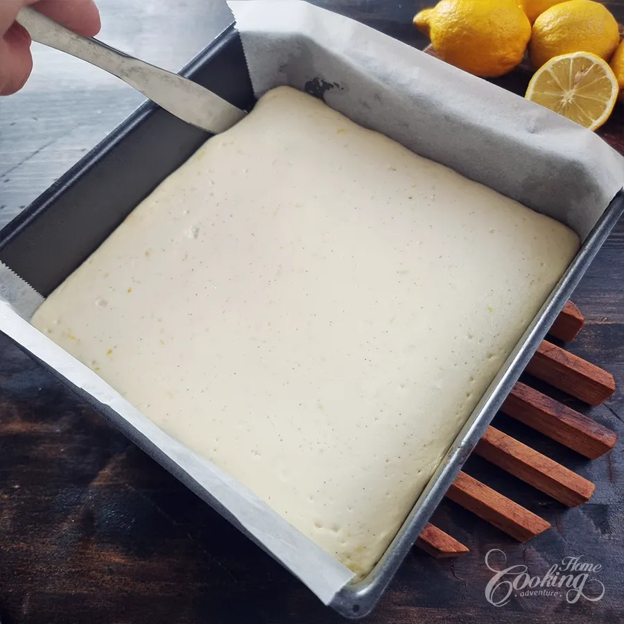 lemon cottage cheese cheesecake bars - step17