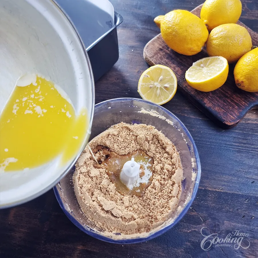 lemon cottage cheese cheesecake bars - step2