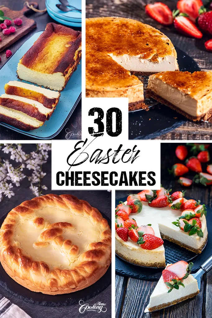 30 Easter Cheesecakes - vertical