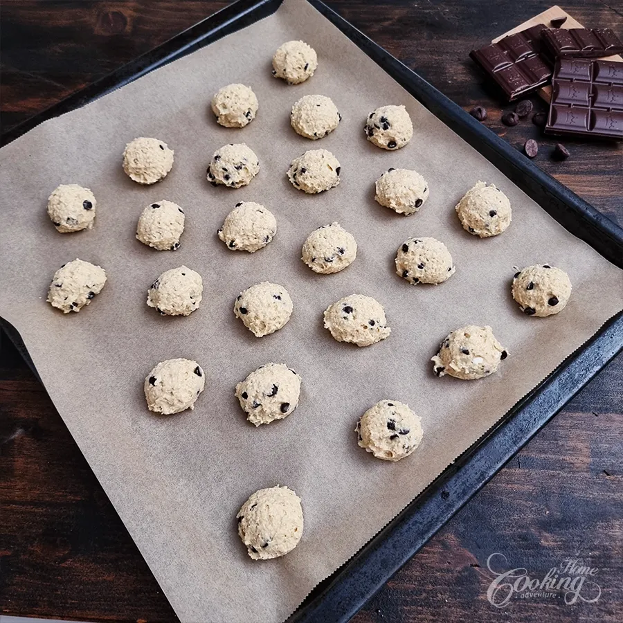 Cottage Cheese Chocolate Chip Cookies - step10