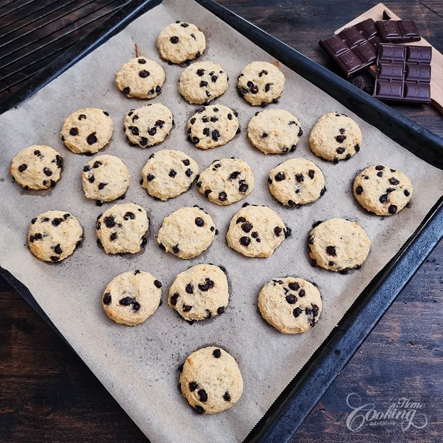 Cottage Cheese Chocolate Chip Cookies - step12