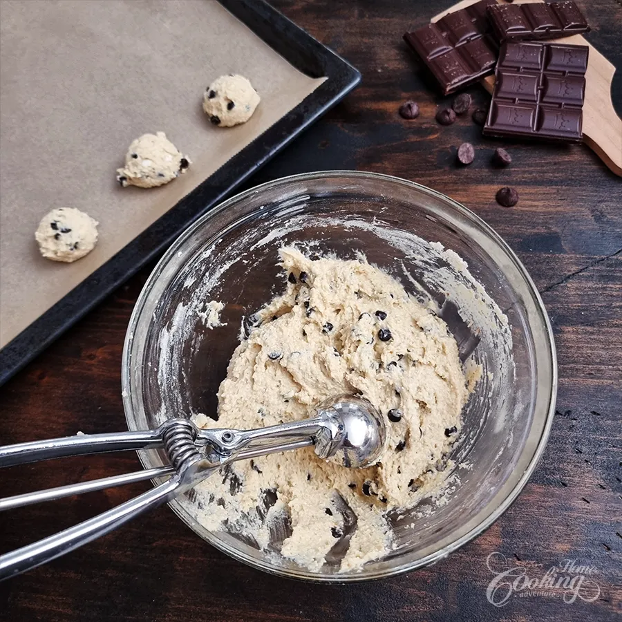 Cottage Cheese Chocolate Chip Cookies - step9