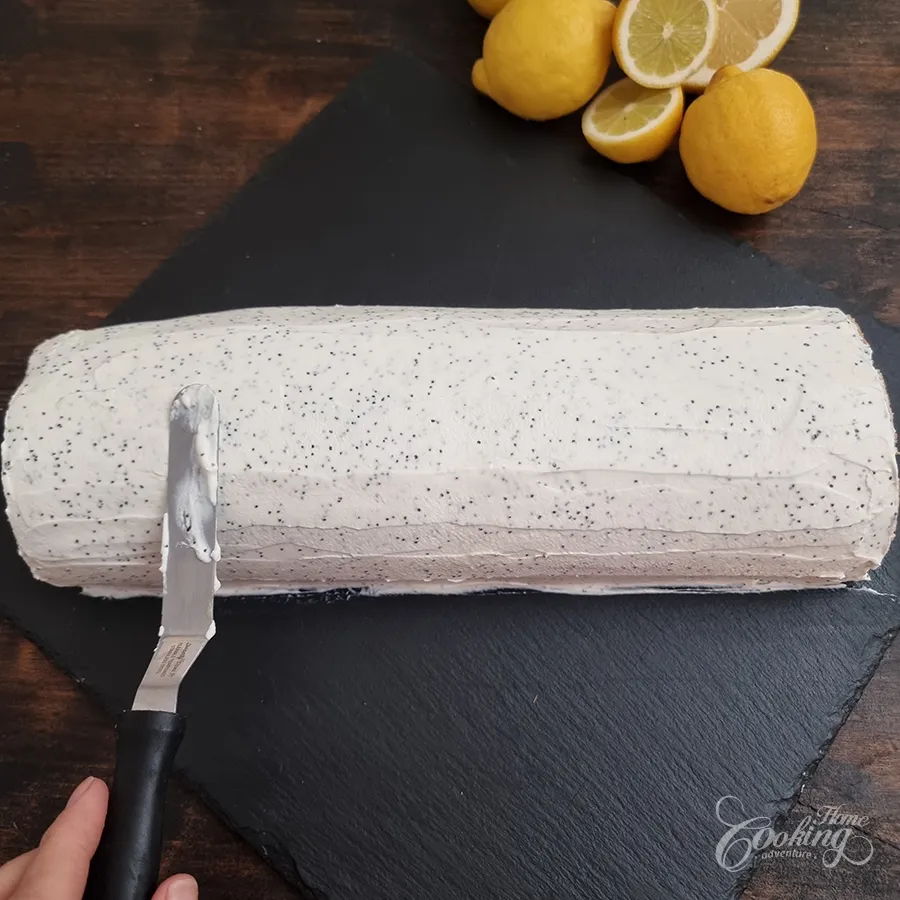 Ladyfinger Lemon Poppy Seed Roll step30
