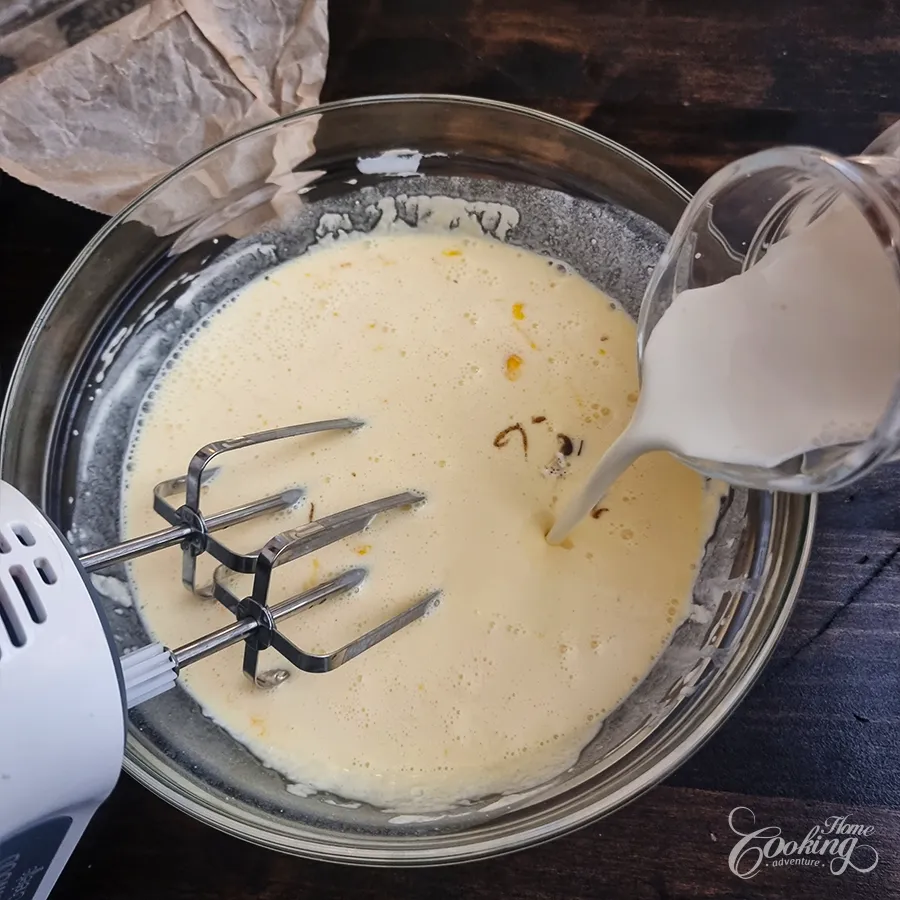 Loaf Basque Burnt Cheesecake - step5