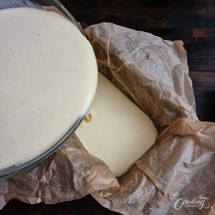 Loaf Basque Burnt Cheesecake - step8