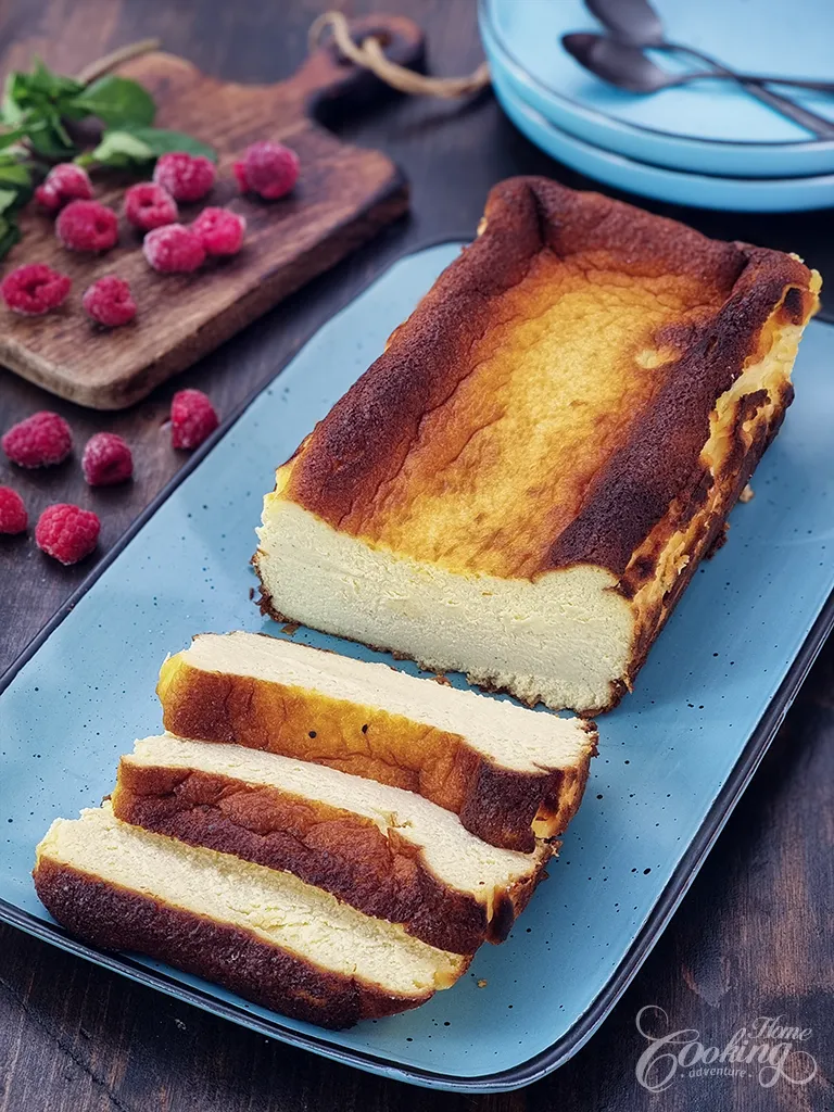 Loaf Pan Basque Burnt Cheesecake