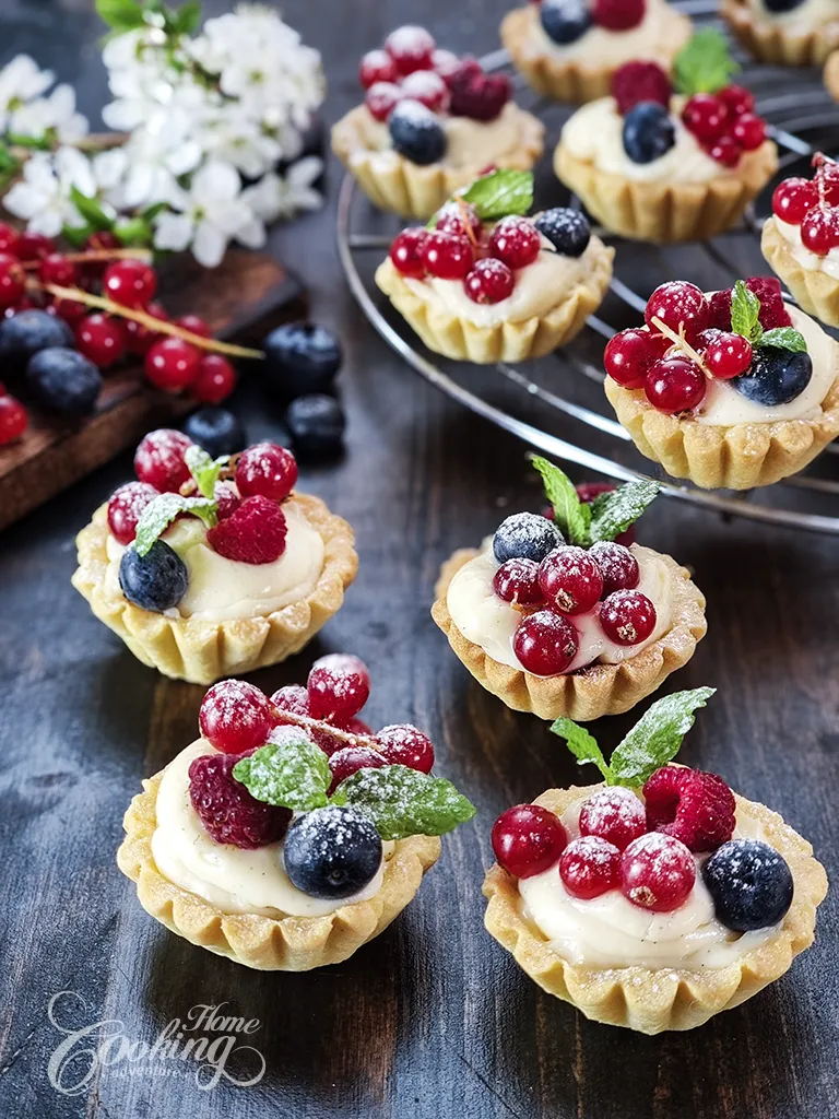 Mini Berry Tarts with Vanilla Pastry Cream