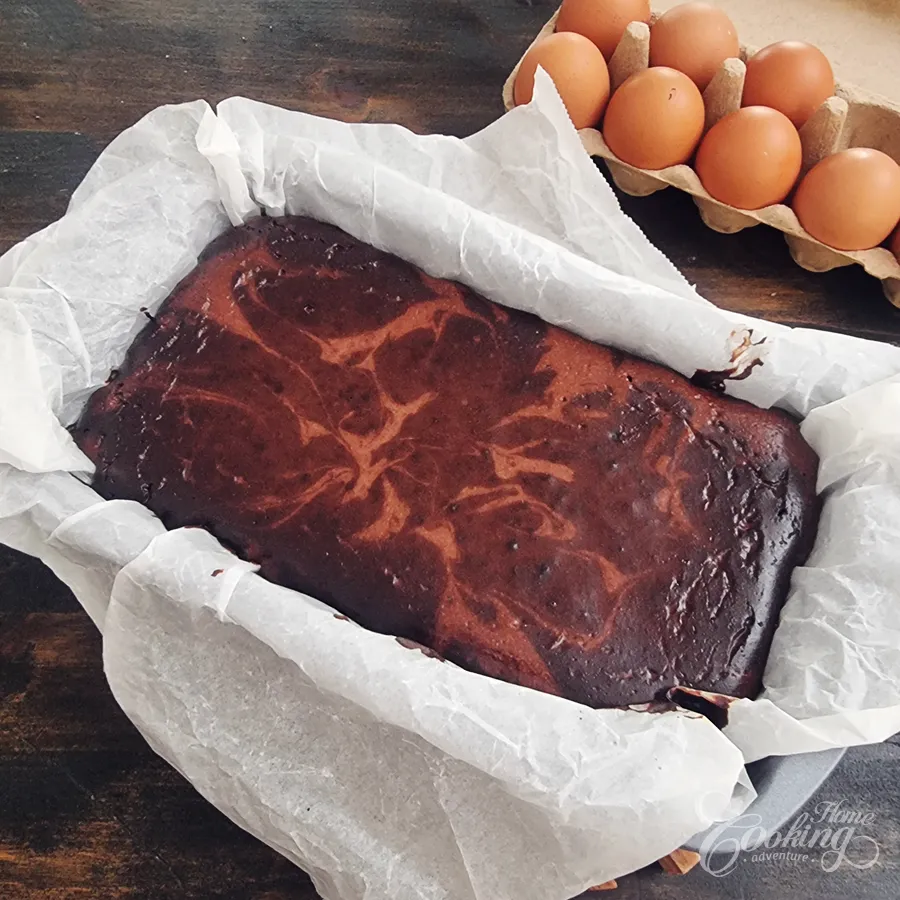 chocolate cottage cheese cheesecake - step16