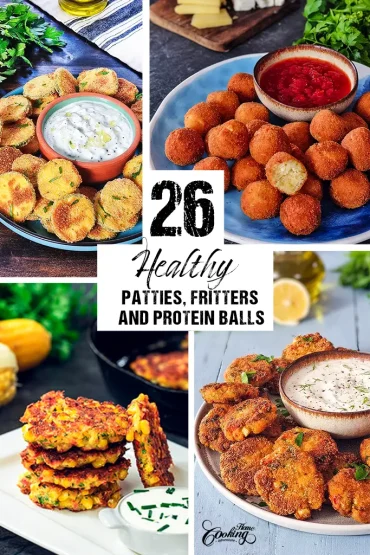 26 Healthy Patties, Fritters and Protein Balls - vertical