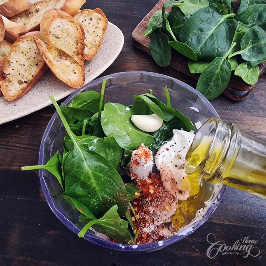 Cottage Cheese Spinach Spread - step4