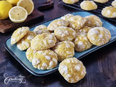 Lemon Crinkle Cookies