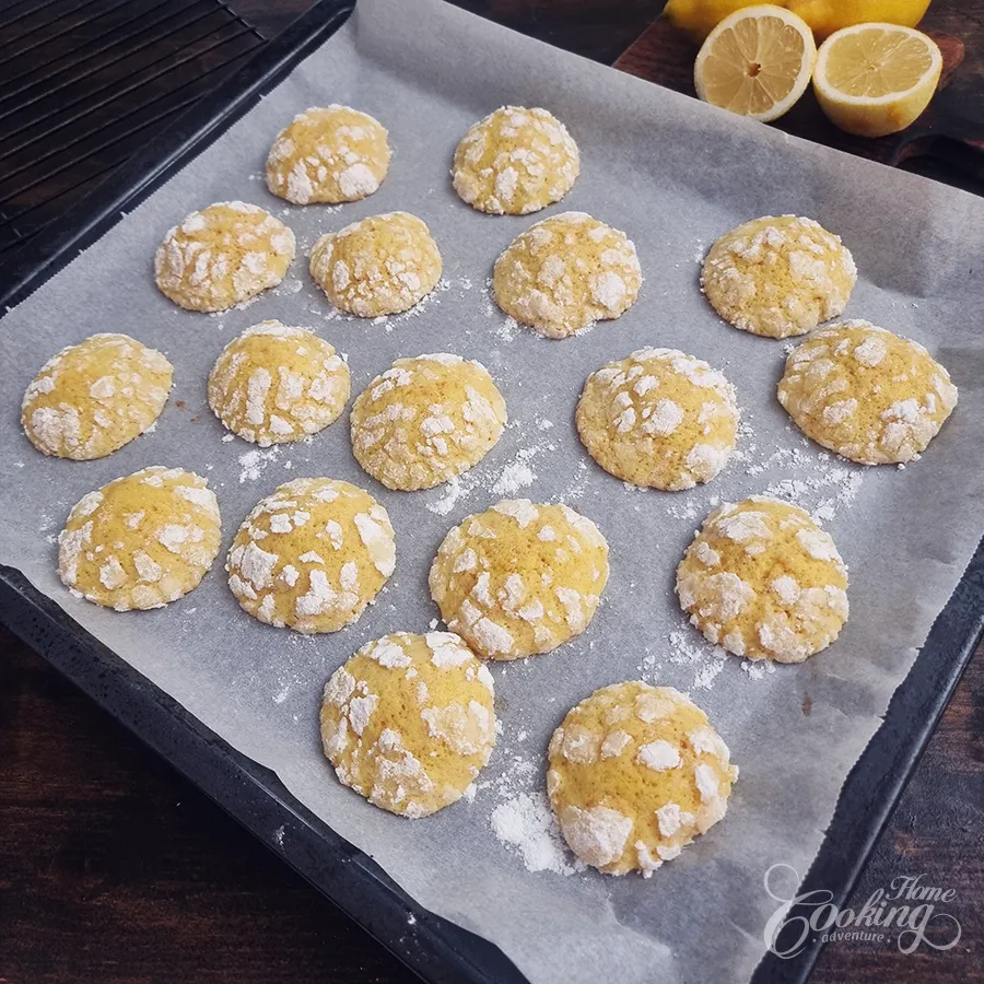 Lemon Crinkle Cookies - step18