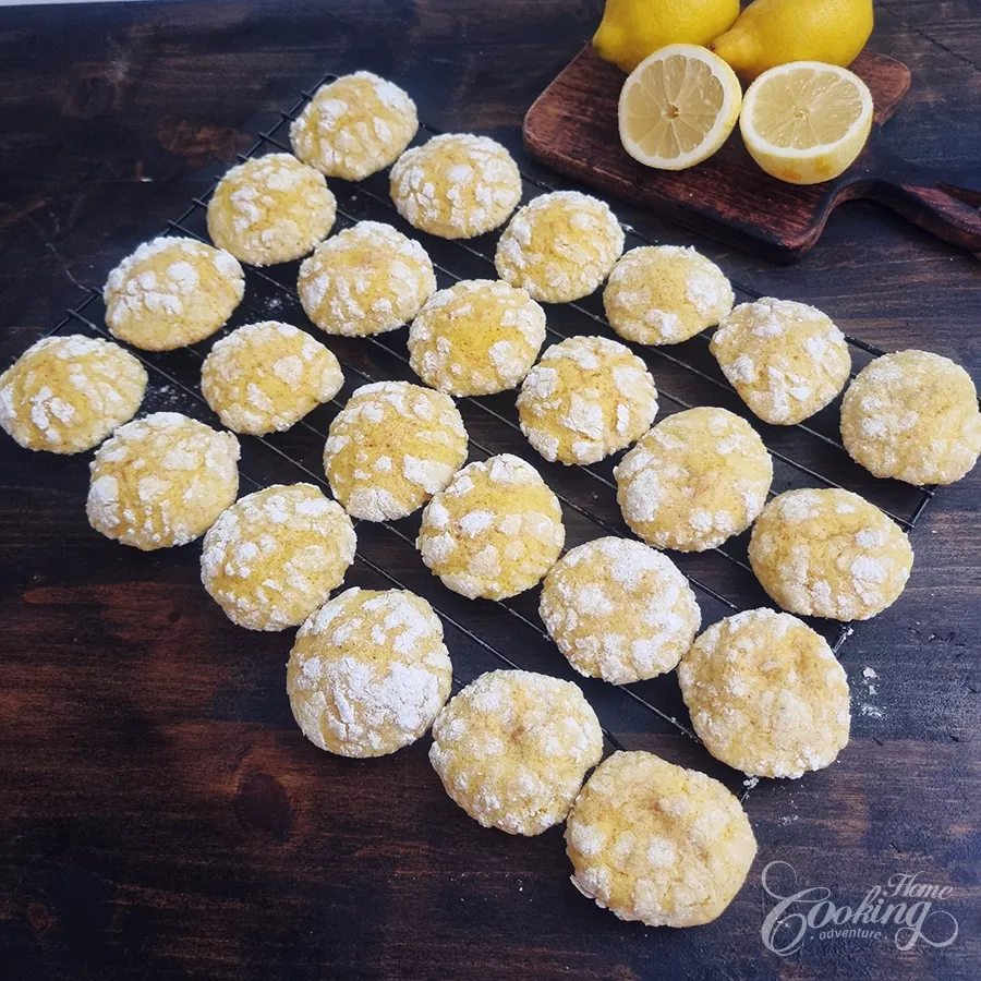 Lemon Crinkle Cookies - step20