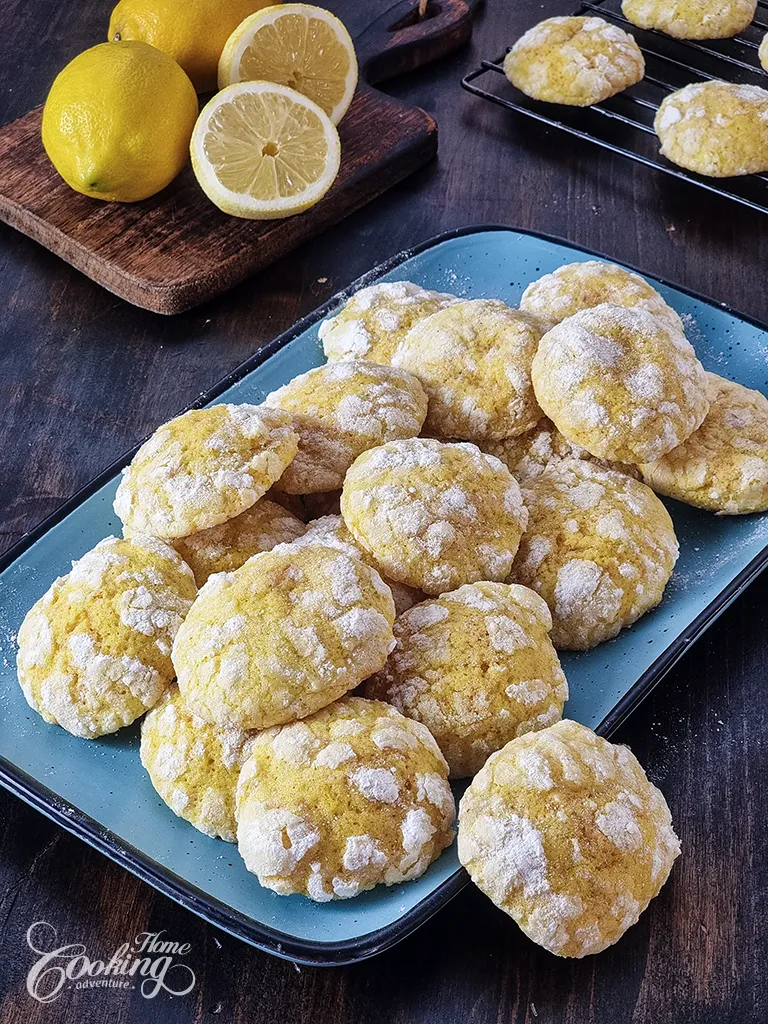 Lemon Crinkle Cookies