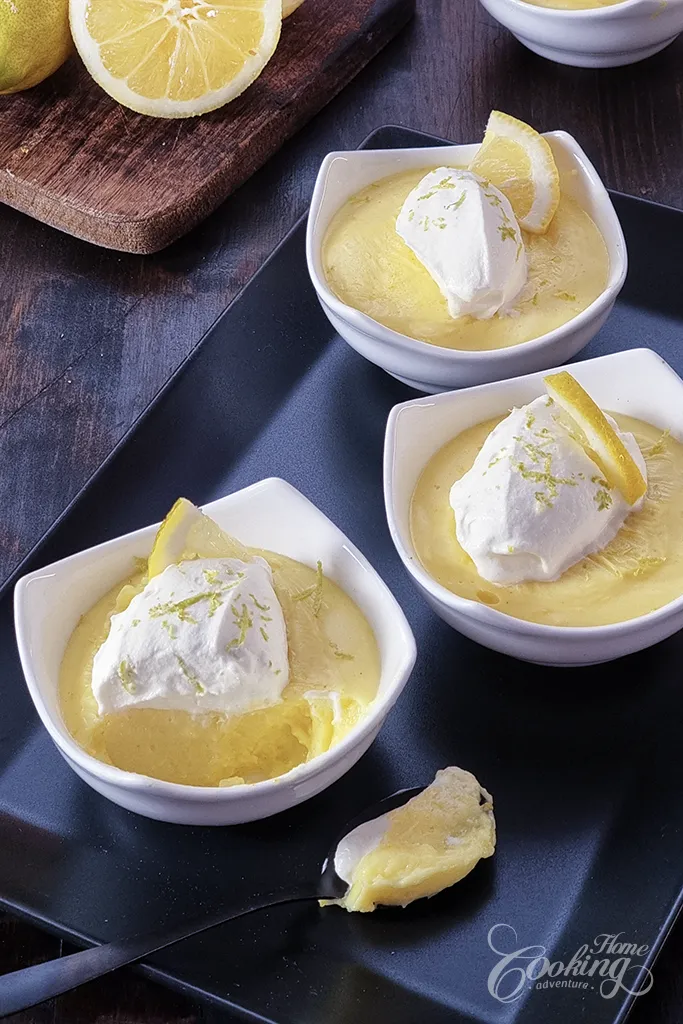 Homemade Lemon Pudding - Easy, bright and silky