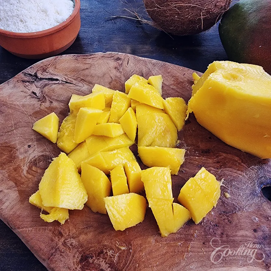 Mango Coconut Truffles - step1