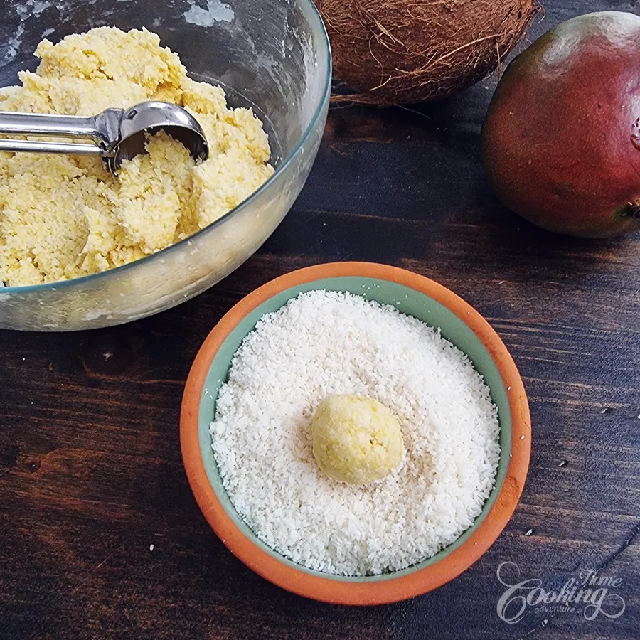 Mango Coconut Truffles - step13