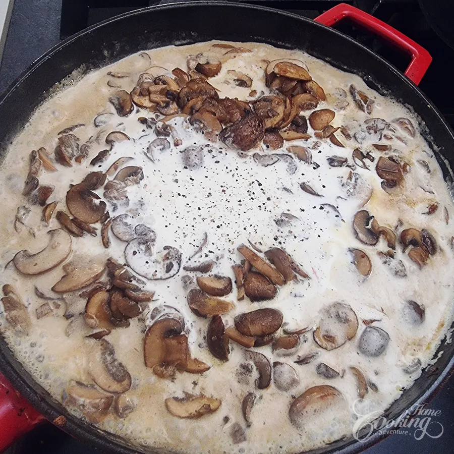 Mushroom Pasta - step12