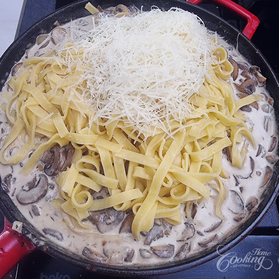 Mushroom Pasta - step15