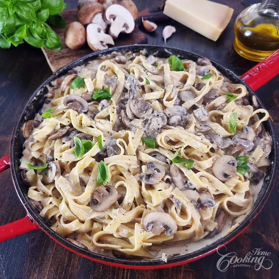 Mushroom Pasta - step17