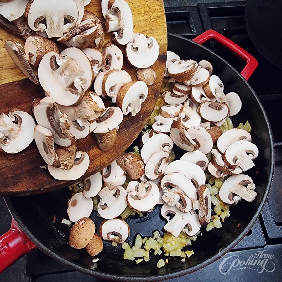 Mushroom Pasta - step5