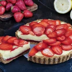 Strawberry Lemon Tart - No Bake