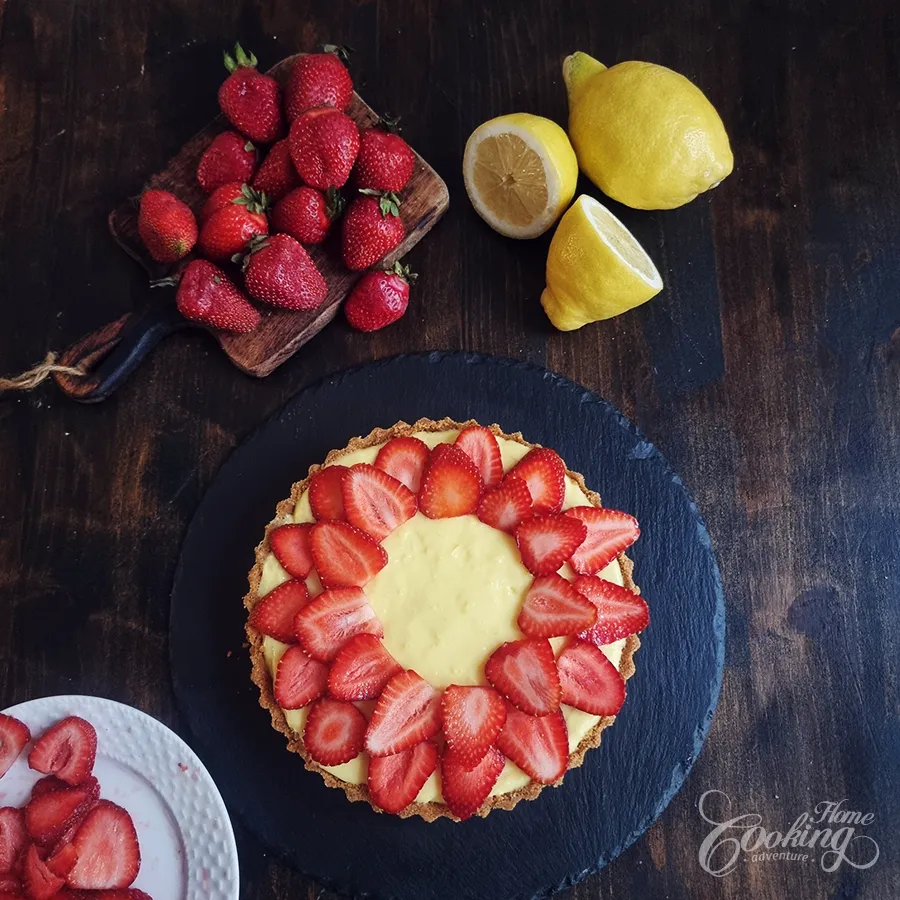 strawberry tart - step20