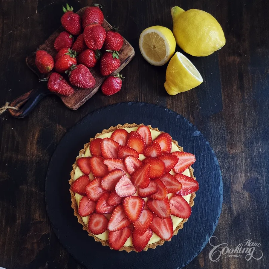strawberry tart - step21