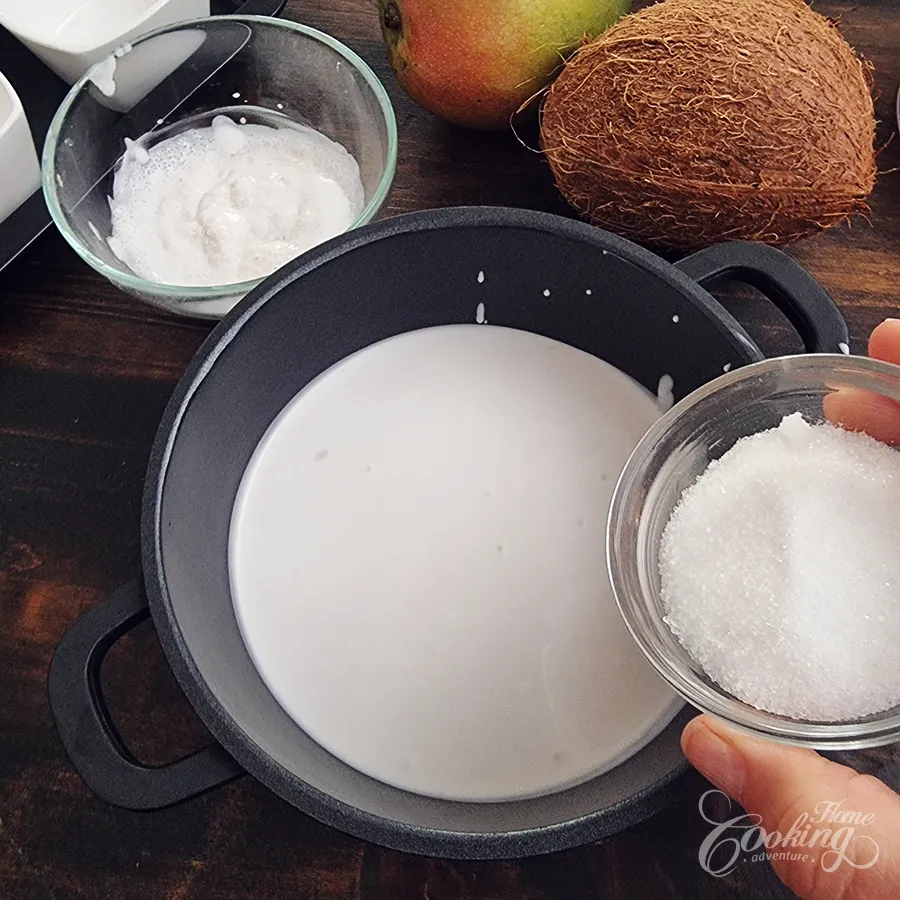 Mango Coconut Panna Cotta - step4