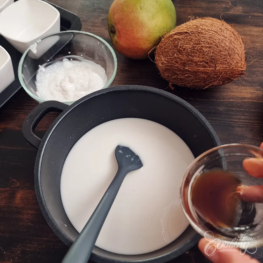 Mango Coconut Panna Cotta - step7
