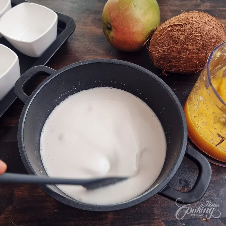 Mango Coconut Panna Cotta - step9
