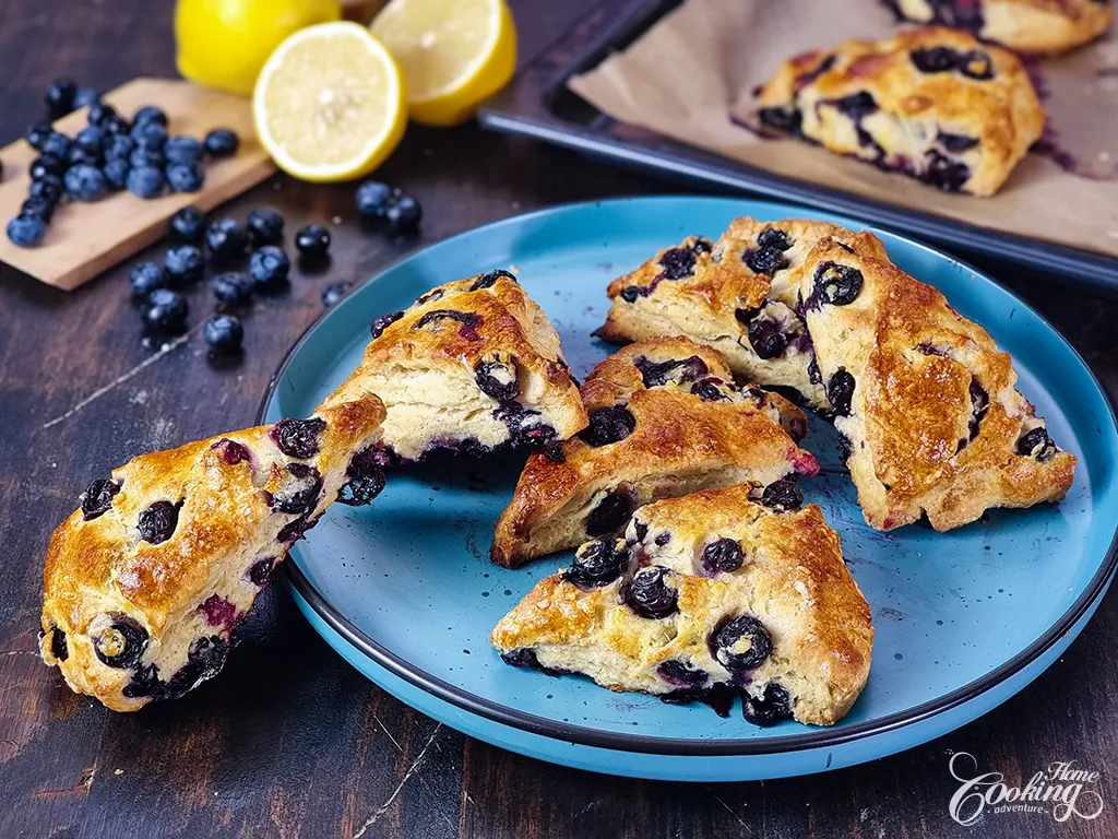 Lemon-Blueberry-Scones-No-Refined-Sugar