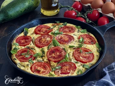 Zucchini Tomato Fritatta