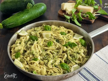 creamy zucchini pasta