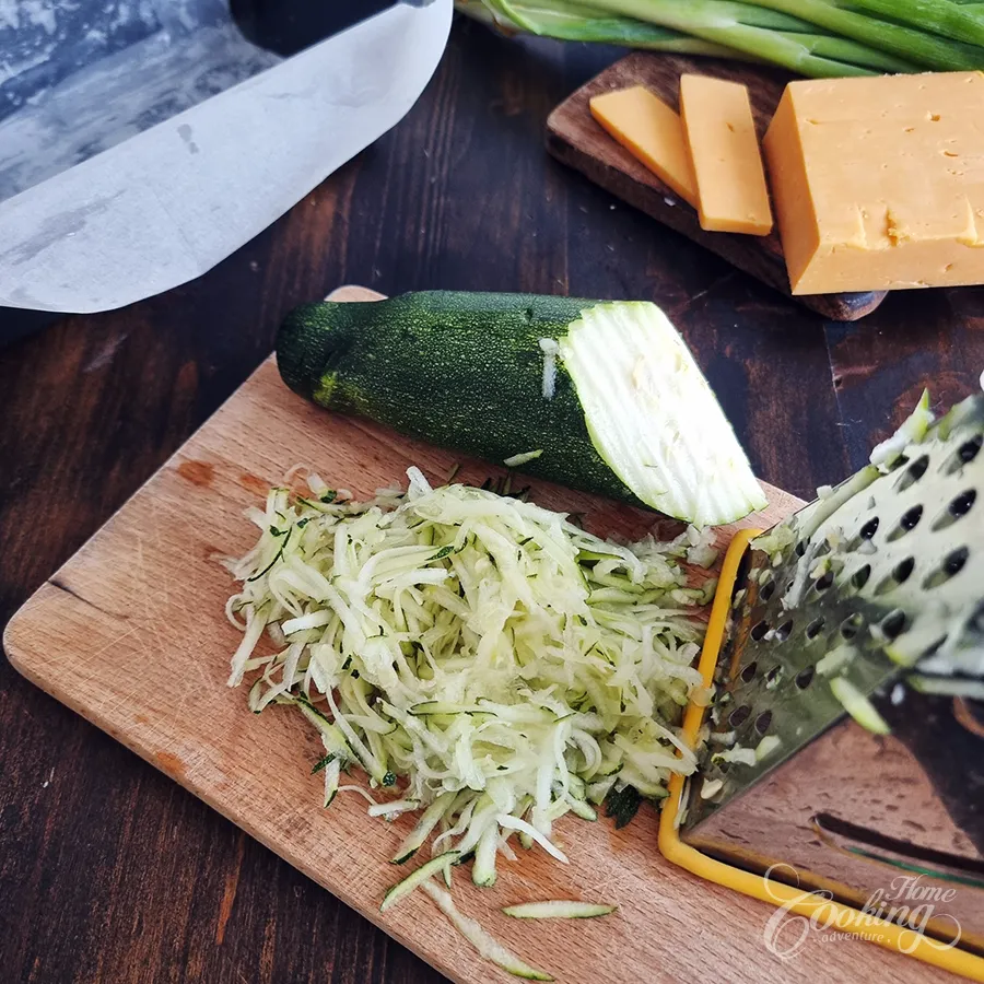 Zucchini Cheese Bread - step1