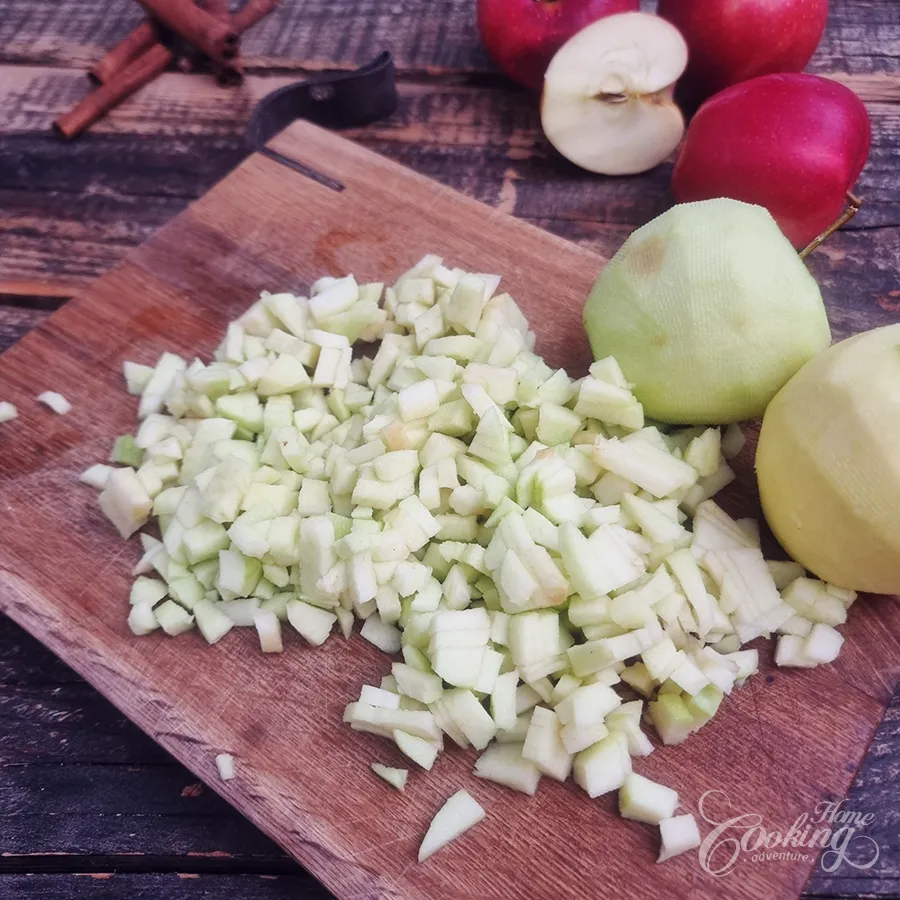 Apple Buns with Greek Yogurt - No-Yeast - step1