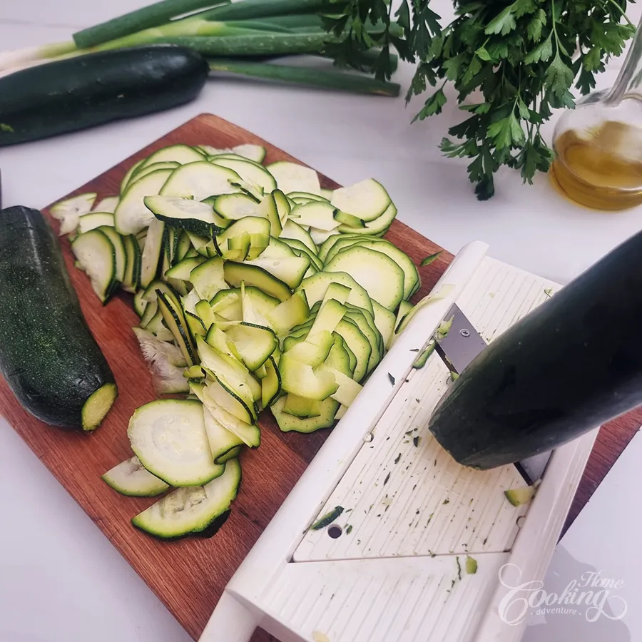 Zucchini Scarpaccia - step1