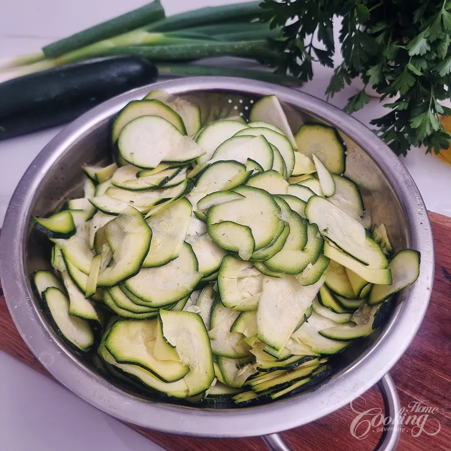 Zucchini Scarpaccia - step4