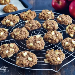 apple oatmeal cookies - main1