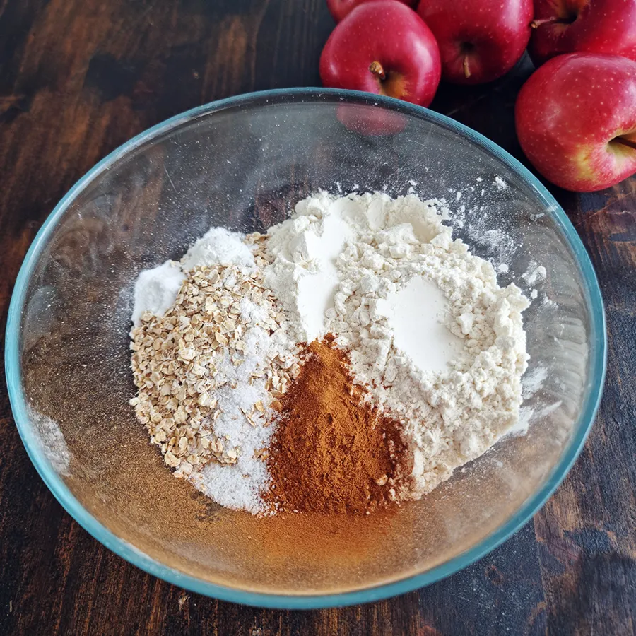 apple oatmeal cookies - step1