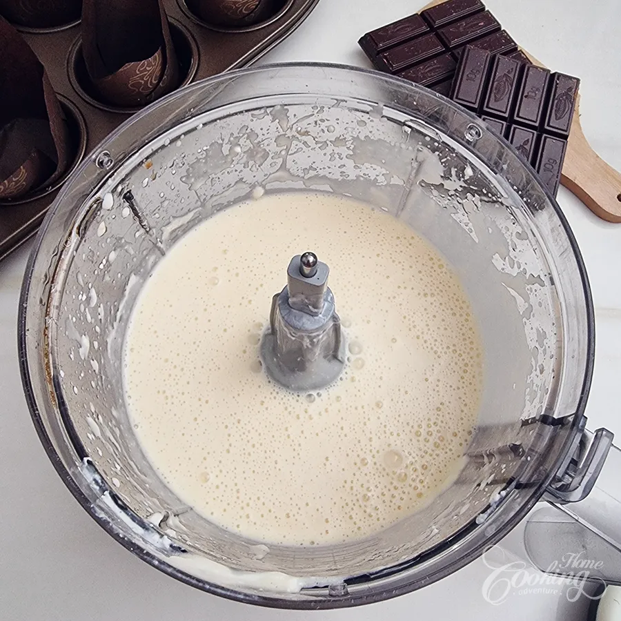 chocolate cottage cheese muffins - step3