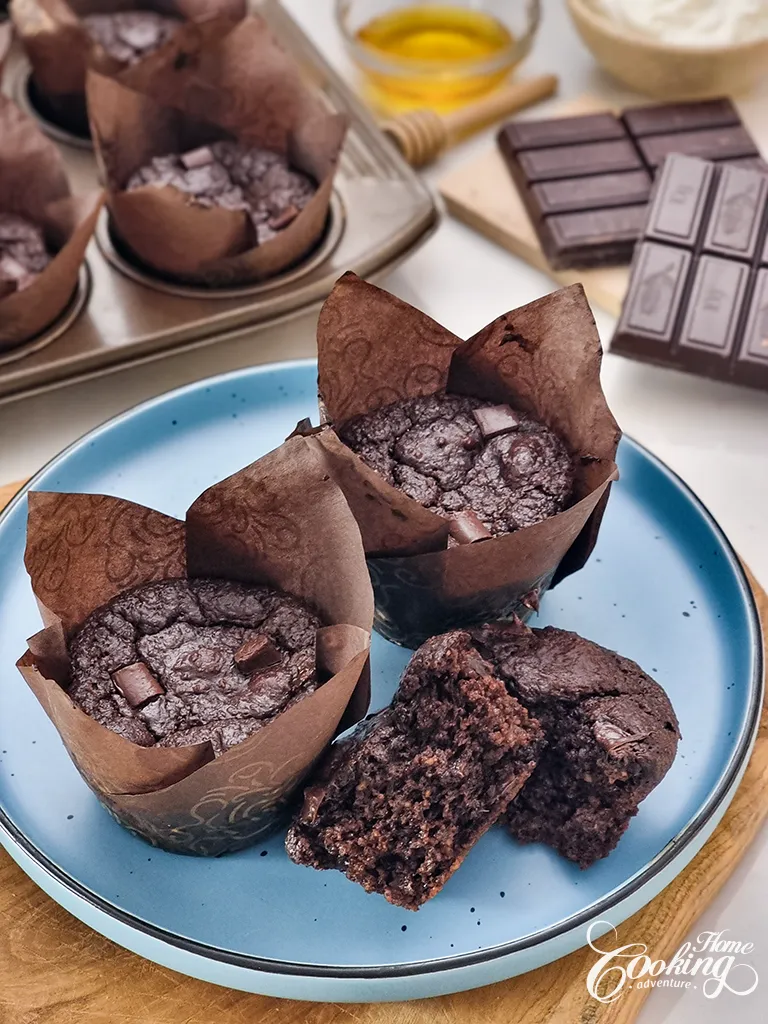 Chocolate Cottage Cheese Muffins – Easy, No Refined Sugar and Protein Rich
