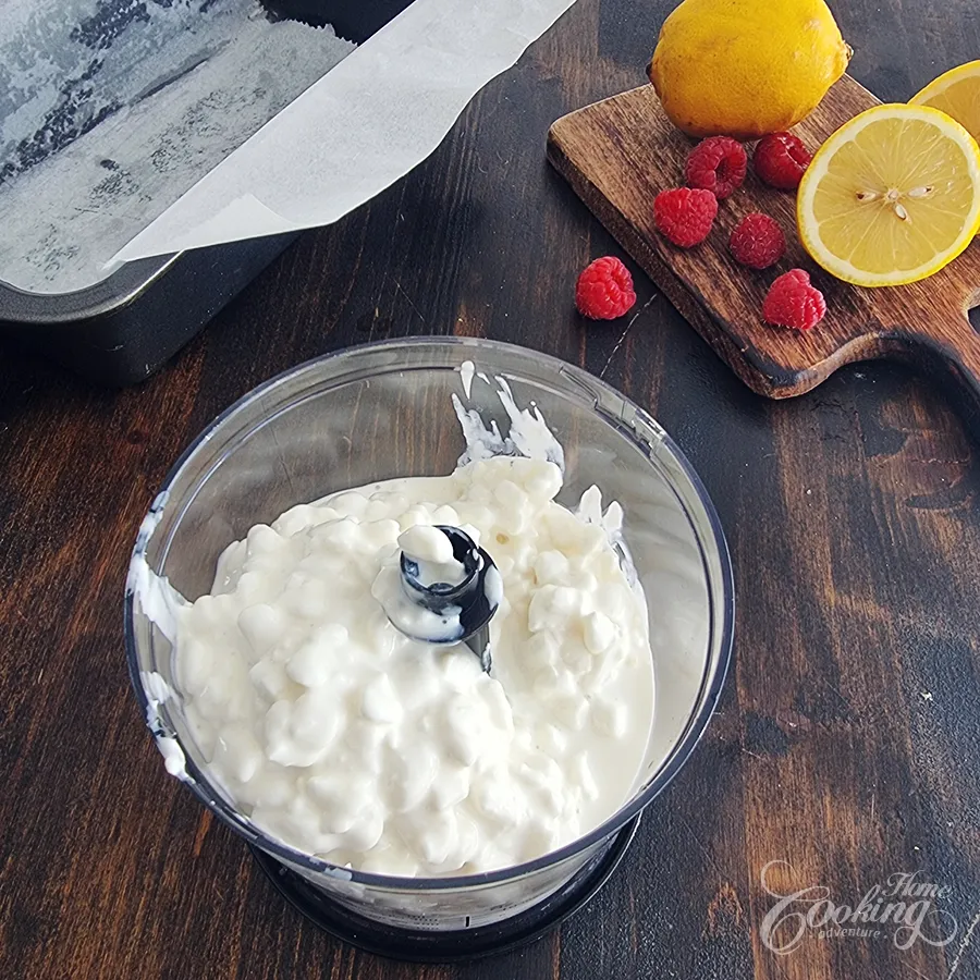 cottage cheese loaf cheesecake - step1