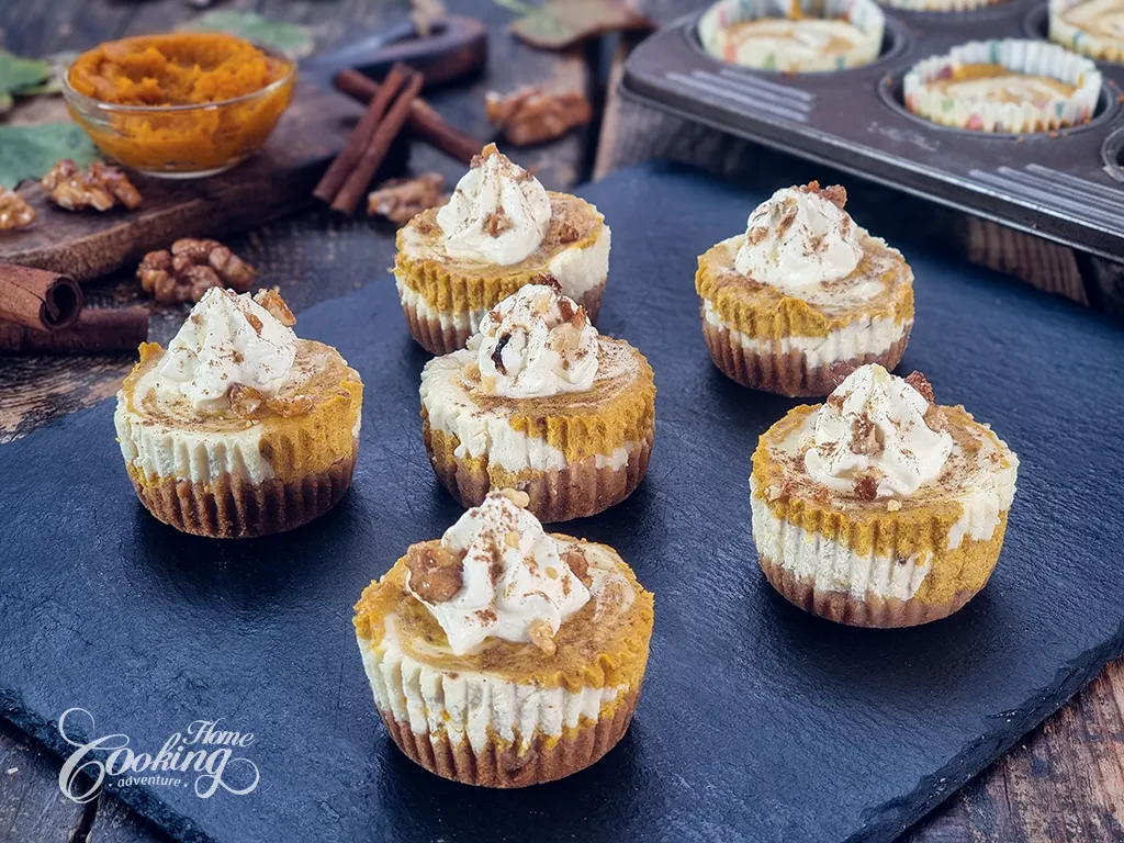 Mini Pumpkin Cheesecakes