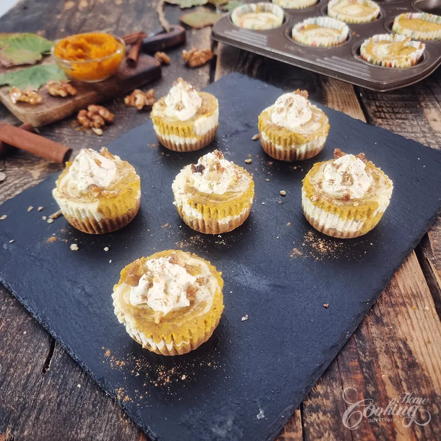Mini Pumpkin Cheesecakes - step23