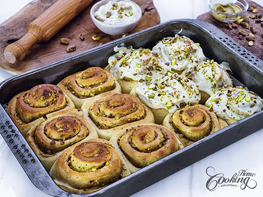 Homemade Pistachio Rolls