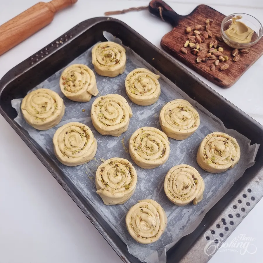 Pistachio Rolls - step19
